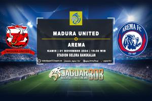 Prediksi Madura United vs Arema 21 November 2024